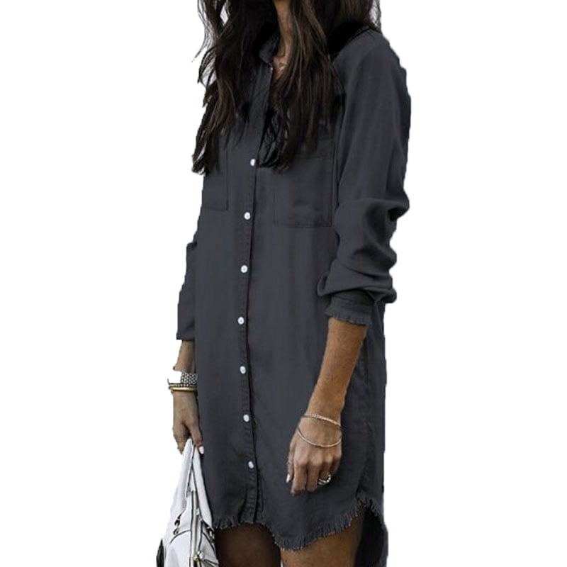 denim shirt womens walmart