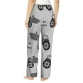 thumbnail image 3 of Daiia Gray Tractor Women's Sleep Pant with Pockets and Drawstring,Pajama Pants-XX-Large, 3 of 9