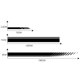 thumbnail image 2 of 5 PCS Universal Black Car Racing Body Side Stripe Falda, 2 of 7