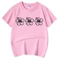 thumbnail image 4 of T-shirts Décontractés Imprimés à Col Rond à Manches Courtes pour Petites Filles, Chemises Décontractées pour Enfants, Taille 6-7T, 4 of 5