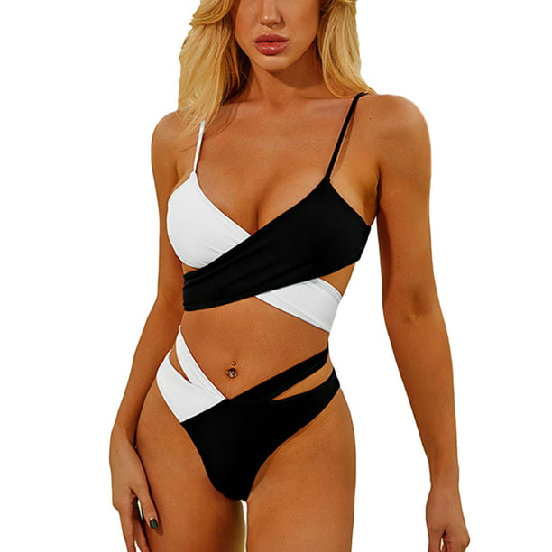 skandale Dominerende sorg IMSHIE Women Sexy Tie Back Bikini Set 2 Piece Swimwear Bathing Suit -  Walmart.com