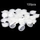 thumbnail image 1 of Clear Sticky Back Hooks for For hanging Pack of 100 Self Adhesive Hooks, 1 of 9