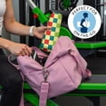 thumbnail image 5 of Multi Color Checkerboard Checkered Pattern Hot Yoga Mat Towel Non Slip for Hot Yoga - Quick-Drying Yoga Mat Cover with 4 Corner Pockets with Travel Bag - Hot Yoga Towel Non Slip 74"x26", 5 of 6