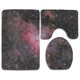 thumbnail image 1 of Juego de alfombras de baño de 3 piezas ABPHQTO Strayy Stars Purple Space Alfombra de baño Alfombra de contorno y tapa de inodoro, 1 of 2