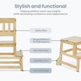 thumbnail image 3 of Dream On Me 2-in-1 Funtastic Tower and Step Stool, Easy to Assemble, Natural, 3 of 7