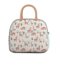 thumbnail image 2 of Reusable Alpaca Lnsulated Lunch Bag for Women & Men-Leakproof Water-Resistant Cooler Tote,Large Capacity(10.6x8.7x6.3in)for Work,Office,Travel,Picnic,Beach., 2 of 7