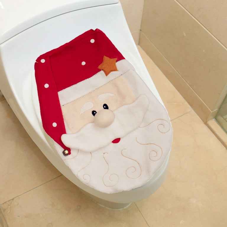 Santa claus toilet seat cover 2025