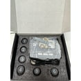 thumbnail image 4 of Rv Tire Pressure Monitoring System, Wireless Solar Tire Pressure Monitor with 6 External Sensors Real-time Display Temperature Pressure for RV Trailer Truck, 4 of 6