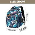 thumbnail image 3 of ALAZA Skater Bear School Backpack Elementary Bag Bookbag Travel Rucksack, 3 of 6