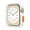 White, variant on For iWatch Series 10 42mm Bumper TPU Case,No Screen Protector Cover For iWatch Series 10 42mm Accessories,Soft Flexible Shockproof Ultra Thin Protective Bumper Cases, Orange