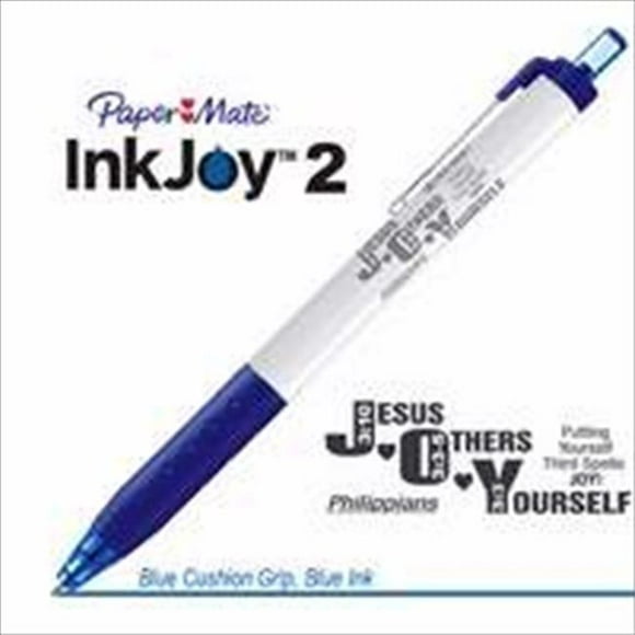 G T Luscombe 129076 Stylo Papier Mate Inkjoy 2 Stylo Philippins Bleu