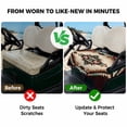 thumbnail image 4 of Golf Cart Seat Covers for 2 Seater,Brown Teal Red Boho Microfiber Cart Seat Towel Blanket,Ethnic Vintage Geometric Abstract Absorbent Breathable Non Slip Bench Seats Protector for Golf Course 51"x31", 4 of 9