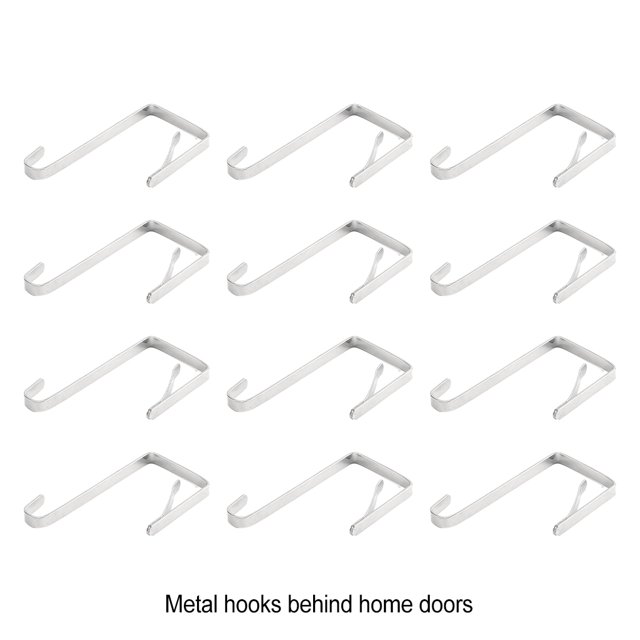 mmirethe 12pack/lot Practical Single Hooks Hanger For Stylish And Durable Organization Type 1 5mm
