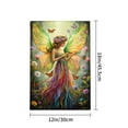 thumbnail image 4 of Amhnf Fairy With Butterflies And Flowers Garden Flag For Home Outdoor Garden Yard Decor 12x18 inch, 4 of 5