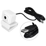 High Resolution 1080P Webcam 30fps, 360 Rotation, USB Computer Webcam with Protective Cover
