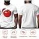 thumbnail image 5 of Camisetas informales de manga corta con estampado de tomate rojo para hombre, 5 of 8