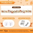thumbnail image 2 of Guvpev 5.8FT Fall Garland for Mantle, Artificial Autumn Hanging Maple Leaf Garland with Lights, Berry & Pine Cone, Thanksgiving Farmhouse Harvest Decorations for Home, Front Porch, Fireplace, Holiday, 2 of 14