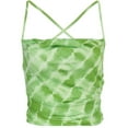 thumbnail image 3 of Liacowi Women Sleeveless Camisole Tie-Dye Low Cut Backless Pleated Tank Top, 3 of 6