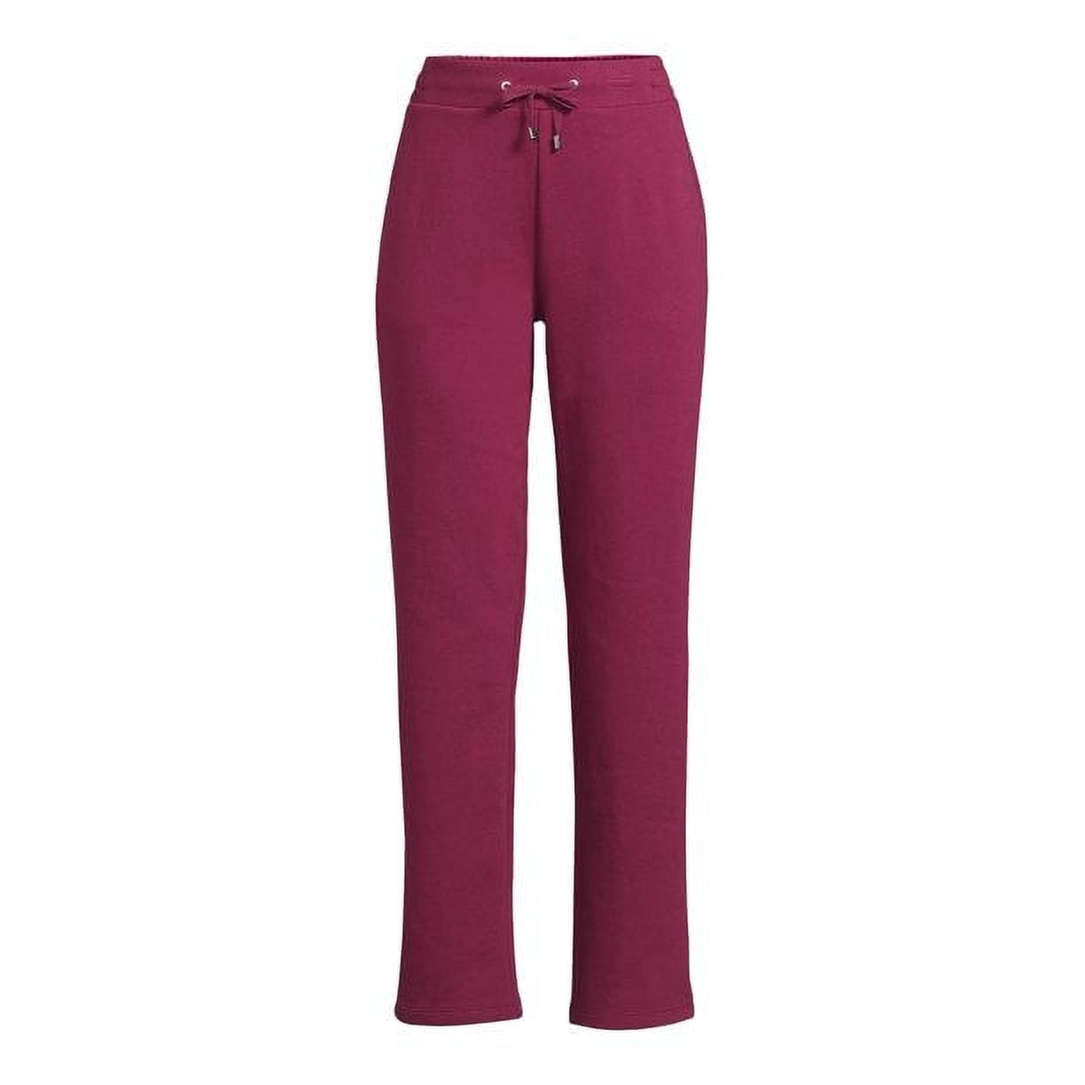 Time and Tru Women's High Rise Drawstring Waist 30" inseam Knit Pants