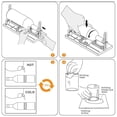 thumbnail image 3 of tamizeot Advanced Glass Bottle Cutter With Adjustable Positioning Block Features 5 Wheels And Dual Carbide Blades Candlesticks primary color, 3 of 4