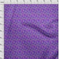 thumbnail image 3 of oneOone Silk Tabby Purple Fabric Batik Sewing Craft Projects Fabric Prints By Yard 42 Inch Wide, 3 of 4