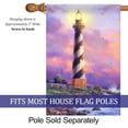 thumbnail image 2 of Seaside Nautical Lighthouse Double Sided Summer House Flag Outdoor Yard Flag 28" x 40", 2 of 6