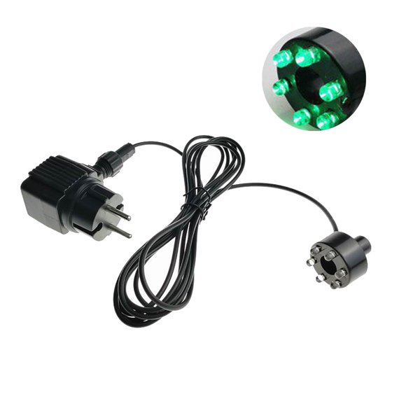 Outdor 6 LED AC12V Water Light With 2Pin Connection Underwater Pond Lights Water Feature Lights For Pool