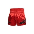 thumbnail image 2 of iiniim Kids Boys Shorts Boxer Bottoms Kickboxing Trunks Trainning Activewear A Red S, 2 of 5