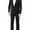 Black - Shawl Collar, variant on Giorgio Fiorelli Men’s G47815/18 One Button Modern Fit Two-Piece Peak Lapel Tuxedo Suit Set - Navy - 46R