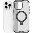thumbnail image 6 of Case for iPhone 16 Pro,Grating Antiskid [Built-in Kickstand] Magnetic Rotate Ring Holder Heavy Duty TPU+PC Shockproof Protect Phone Case for iPhone 16 Pro,6.3 Inch 2024 (White), 6 of 11