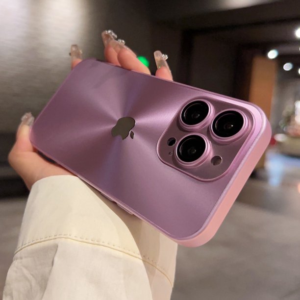 Funda De Teléfono Móvil De Textura Láser De Lujo Para iPhone 11 12 13 14 Pro Max 14 Plus Iphonte Protector De Cámara Más Duro Anti Impacto
