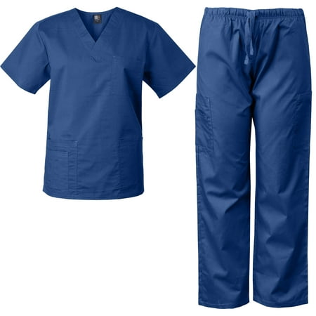 Medgear Scrubs for Men and Women Scrubs Set Medical Uniform Scrubs Top and (Best Scrubs For Men)