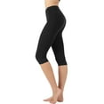 thumbnail image 1 of Womens High Waist Seamless Cotton Capri Leggings, 1 of 4