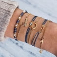 thumbnail image 1 of Boho Geometric Bracelet And Bangle Set For Women With Star Map Heart Charm Beads Chain Fashion Jewelry, 1 of 7