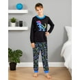 thumbnail image 4 of Aideaone Boys' Pajamas Set Long Sleeves Tees & Pants 2-Piece Printed Kid Sleepwear Pajamas Set for Boys 6-13Y, 4 of 7