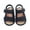 Blue, variant on PINQI Toddler Boys Mesh Prewalker Sandals Open Toe Lightweight Breathable First Walking Shoes for Baby Girls Boys