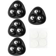 thumbnail image 2 of Universal Wheel Casters for Storage Box | 360° Rotating Mini Stick-On Pulleys | Silent ABS Hardware | Heavy Duty Up to 5kg | Easy Peel & Stick | Set of 4 | Multi-Purpose Furniture Movers, 2 of 5