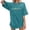 Blue, variant on Graphic Tees for Women T-Shirt for Women Dinosaurs Graphic Tee with Casual Short Sleeve Comfort Fit for Everyday Wear and Spring Autumn Season White M