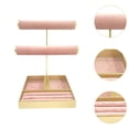thumbnail image 6 of Segolike Jewelry Organizer Jewelry Display Stand Elegant Pink and Gold Jewelry Holder Jewelry Rack for Home Jewelry Shop Dresser Women F, 6 of 8