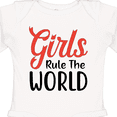 thumbnail image 4 of Inktastic Girls Rule the World Boys or Girls Long Sleeve Baby Bodysuit, 4 of 5