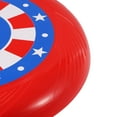 thumbnail image 5 of Red Flying Disk Toy, 100% Recycled Plastic, 9.9 inch, by Play Day Brand, 5 of 10
