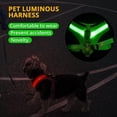 thumbnail image 5 of Led Dog Harness, Usb Rechargeable Dog Vest Luminous + Reflective Design, Adjustable Dog Safety Harness With Padded, Lightweight Collar For Dogs, Puppi, 5 of 5