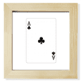 thumbnail image 1 of Club A Playing Cards Pattern Square Picture Frame Wall Tabletop Display, 1 of 3