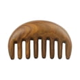 thumbnail image 1 of Peine de madera natural con dientes anchos para masaje del cuero cabelludo, para hombres y mujeres., 1 of 5