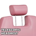 thumbnail image 6 of Luku 360° Rotating Hydraulically Adjustable Pedicure Chair with Foot Basin, Pink, 6 of 8