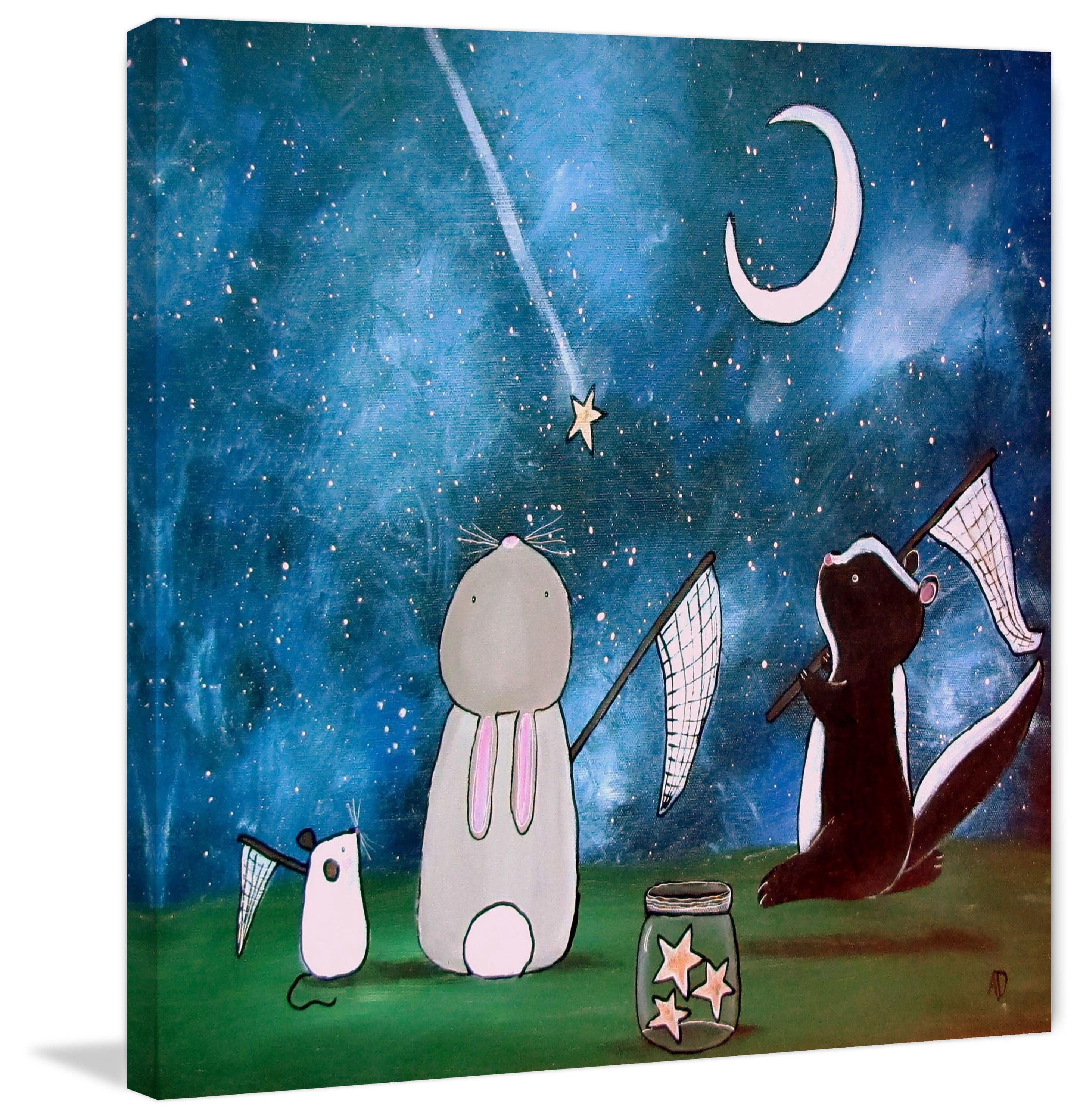 "Shooting Star" Painting Print on Wrapped Canvas