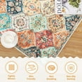 thumbnail image 4 of Danolapsi 8x10 Area Rug Modern Trellis Machine Washable Area Rug Vintage Medallion Distressed Indoor Accent Rug Stain Resistant Non-Slip Floor Cover Carpet Rug for Living Room Bedroom, 4 of 9