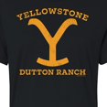 thumbnail image 3 of Yellowstone  - Stone Dutton Bravado - Juniors Cropped Cotton Blend T-Shirt, 3 of 6