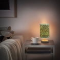 thumbnail image 6 of Bedside Desk Lamp LED Bulb Night Light USB Power Fabric Lampshade Table Lamps Grass, 6 of 7