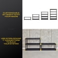 thumbnail image 5 of 5-Tier Heavy Duty Plastic Storage Shelves that Support up to 200lbs/shelf, Organization and Storage, Weather-Resistant Design, Easy Assembly (72”H x 48”W x 20”D), 5 of 8